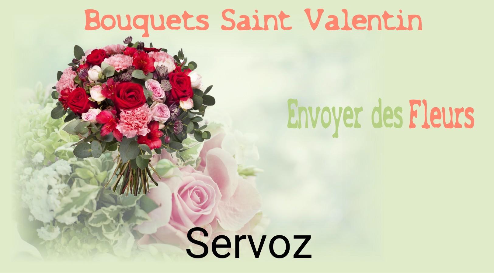 Roses de Saint-Valentin livrées à Servoz